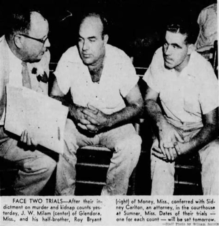 Emmett Till | Killer Roy Bryant And J.W. Milam? She Killed