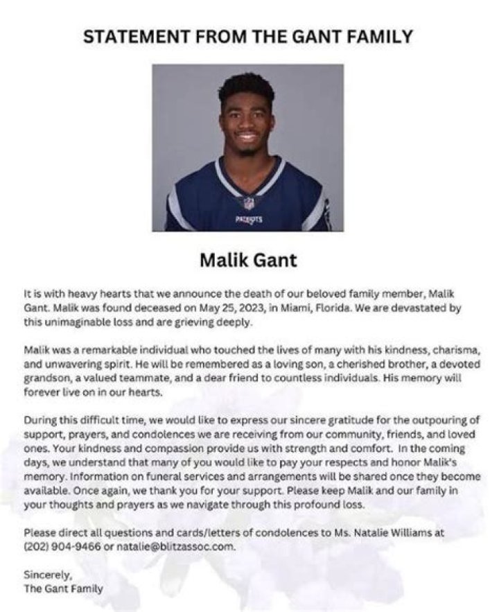 Who Is Malik Gant | Bio, Age, Parents And Net Worth